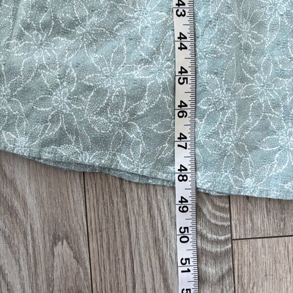 Universal Thread Floral Tiered Blue Midi Dress Womens Medium Boho Cottagecore - Picture 9 of 15